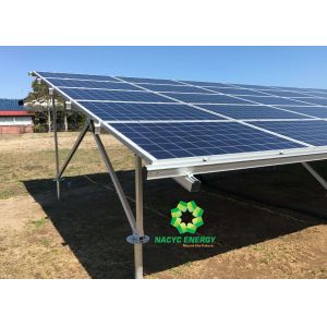 Buy cheap Anodized Aluminum Ground Mount Solar Racking Systems With CE Certificate from wholesalers