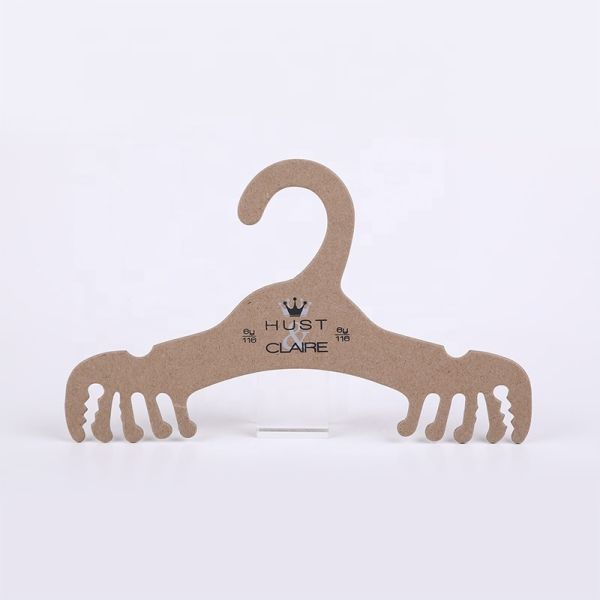 Glossy Printing Laser Engraving Cardboard Underwear Hangers with Customizable