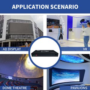 Buy cheap 8K Multi-Screen Processor for 4K Projection 8K Multi-Screen Expander with 1920x1080P120 8K Multi-Channel Video Processor for Command Centers from wholesalers