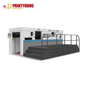China Flatbed Corrugated Cardboard Paper Die Cutting Machine With Stripping on sale