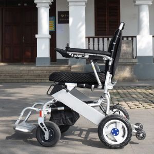 Buy cheap Portable Foldable Electric Wheelchair 120kg Load For Disabled from wholesalers