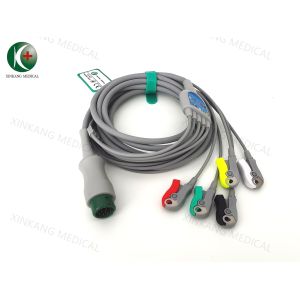 Buy cheap Compatible Mindray T5 12pin one-piece 5leads Clip IEC from wholesalers