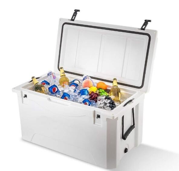Quality Outdoor 80L Rotomolded Cooler Box 85QT Fishing Ice Box for sale
