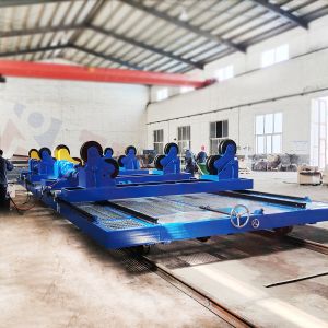 Buy cheap 6 Tons Industrial Rail Trolley , Material Spray Booth Warehouse Transfer Cart from wholesalers