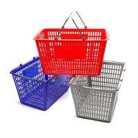 Buy cheap Easy To Store Plastic Hand Shopping Basket With Customized Logo And Personalizat product