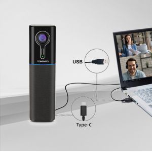 Buy cheap VGA Lens Tongveo AI Conference Video Camera ROHS With Microphone Speaker product