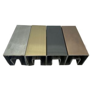 Buy cheap Aluminum Balustrade Handrail Profiles Stair Baluster Balcony Custom Processing from wholesalers