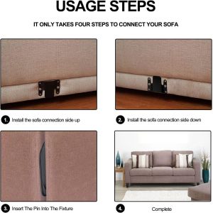Buy cheap Universal Sectional Sofa Interlocking Sofa Connector Bracket with Hardware from wholesalers