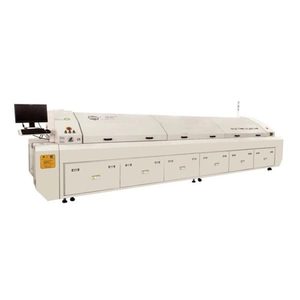 Quality 10 Stage Wave Soldering Oven With Adjustable Crest Height Range For 500mm PCB for sale