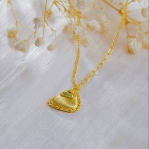 Buy cheap triangle necklace for 925 sliver gold plating with ring set from wholesalers