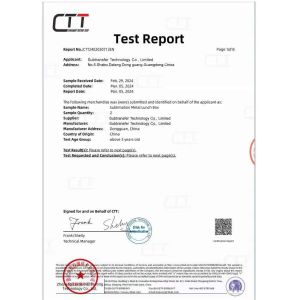 Subtransfer Technology Co., Limited Certifications