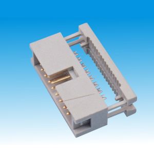 China PA9T LCP PCB IDC Box Header Connector White Brass Smt Header Connector on sale