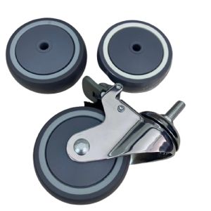 Buy cheap PU Mute Medical Medium Duty 4 Inch Locking Couch Casters Hospital Wheel from wholesalers