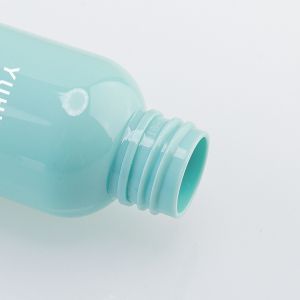 OEM 100ml Plastic Cosmetic Bottles Empty Cyan Dispenser Container For Serum