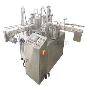 Buy cheap 220v 50hz Rotary Cup Filling And Sealing Machine For Juice With ±1% Filling from wholesalers