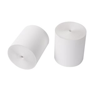 Buy cheap Plastic Core 3 Inch Pure Wood Pulp 57mm X 40mm Printed Thermal Paper Rolls from wholesalers