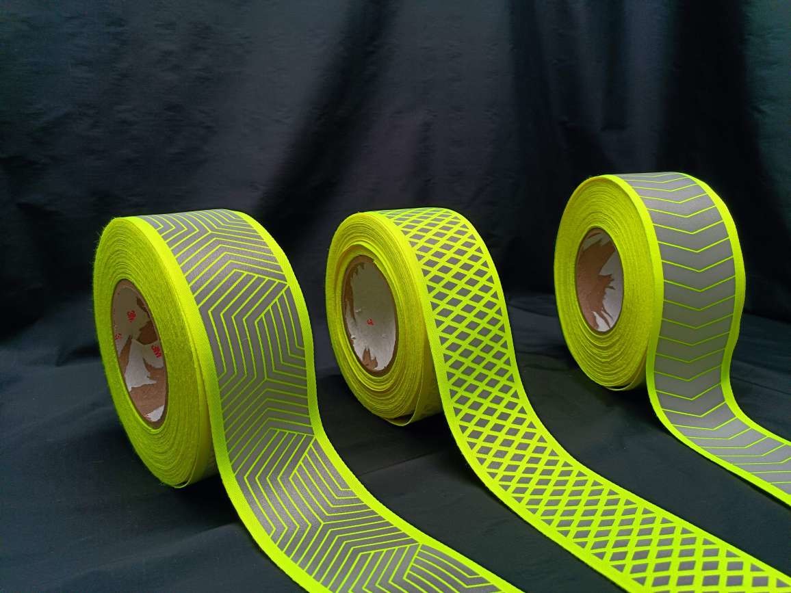 Buy cheap lightweight Cotton Webbing With Reflective Heat Transfered On from wholesalers