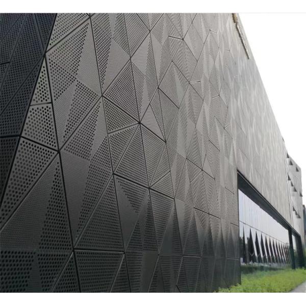 Quality Rectangle Aluminum Wall Panels with Sound Insulation and Shading System for sale