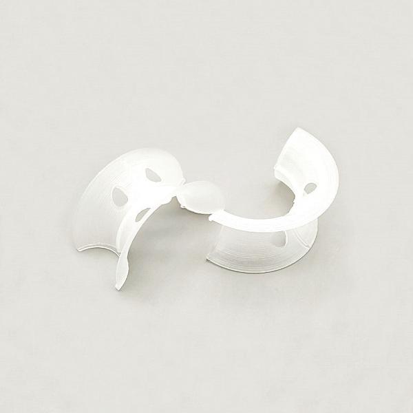 Buy cheap PP PVC CPVC PVDF Plastic Intalox Saddle Ring Tower Packing from wholesalers