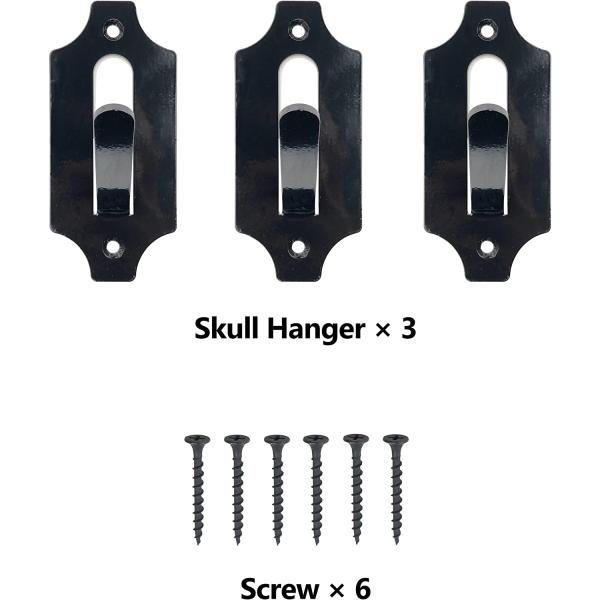 Securely Hang Taxidermy Deer Antlers and Other Skulls with European Skull Wall Bracket