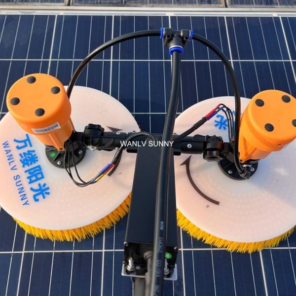 Quality Remote Control-Free Wanlv Sunny Solar Panel Cleaning Water Fed Pole Brush for Washing for sale