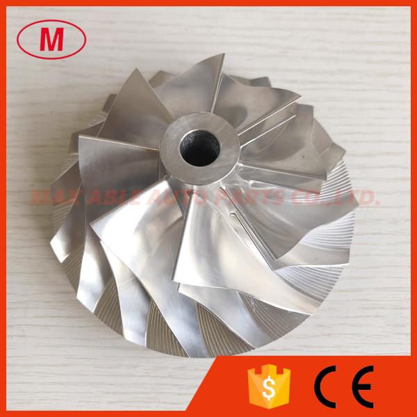 Quality HX60 73.35/109.00mm 8+8 blades turbo milling/Aluminum 2618/billet compressor wheel for sale