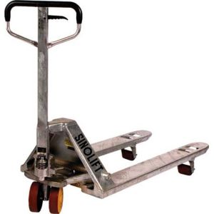Buy cheap NPG Hot-Galvanized Hand Pallet Truck Loading Capacity 2000kg from wholesalers