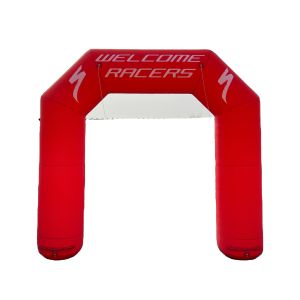 Buy cheap custom outdoor inflatable entrance start finish line arch for advertising event arch with led from wholesalers