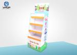 Buy cheap Five Shelves Cardboard POS Displays Customized Graphic For T - Shirt Jacket Selling from wholesalers
