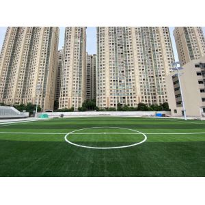 Buy cheap Dtex Stem Shape Artificial Football Turf For Disease Resistance from wholesalers