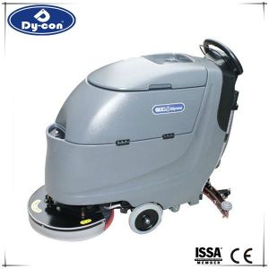 Small Automatic Handheld Floor Scrubber Machine with 24V Battery and PLC Control