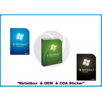 Buy cheap original windows 7 Professional 32bit x 64 bit Retailbox windows 7 software with COA sticker product