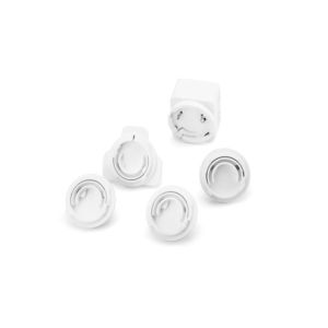 Compact Black Wall Mount Power Adapter 12V Universal Compatibility US/EU/UK/AU