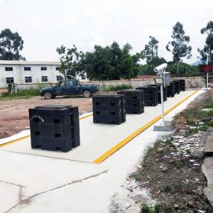 Buy cheap Heavy Duty Structure 120 Ton Modular Truck Scale Weighbridge from wholesalers