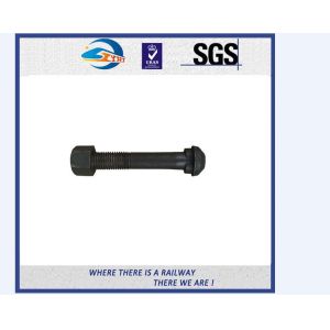 SGS approved hex railway bolt and nut / forged t bolt rail for railroad