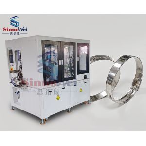 Buy cheap 1 Ton Automatic Hose Clamp Production Line for Advanced Production from wholesalers