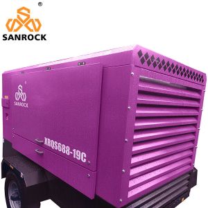 Buy cheap Portable Screw Air Compressor Machine Mining Diesel Engine High Pressure Air Compressor from wholesalers