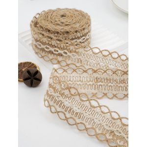 Buy cheap Christmas Brown Burlap Ribbon 5mm-45mm Wired Burlap Ribbon from wholesalers