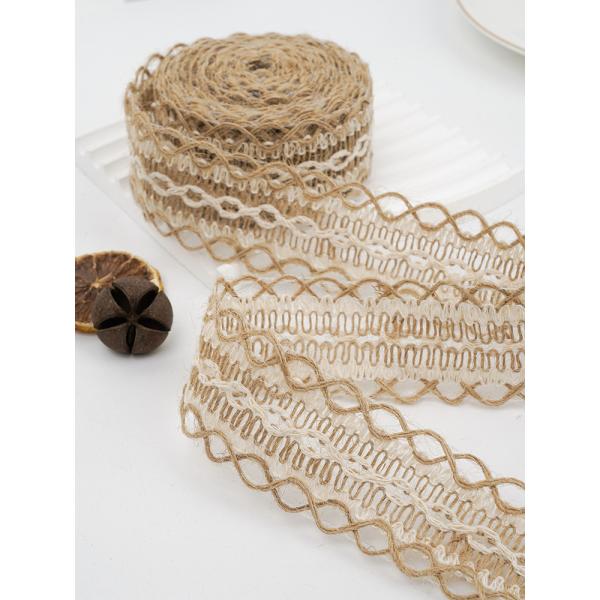 Christmas Brown Burlap Ribbon 5mm-45mm Wired Burlap Ribbon