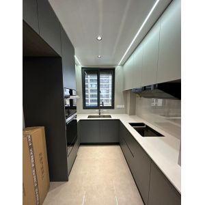 Buy cheap Customization Kitchen Cabinets Modern Cupboard with Quartz Stone Counters from wholesalers