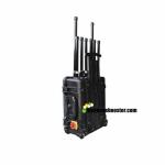 Buy cheap 8 Channels 200w High Power Draw Bar Box Mobile Signal Jammer Blocker Manpack Military Cellphone Jammer  For 315 433 868 from wholesalers