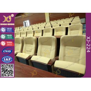 Buy cheap Full Upholstered Retractable Auditorium Theater Seating With Standard Dimensions from wholesalers