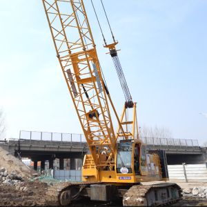Buy cheap 298kW Engine Power 100T Crawler Crane PLC Control System And 100000kg Operating Weight from wholesalers