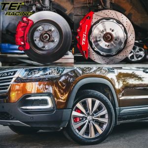 Front Big Brake Kit 4 Piston Caliper With 378x32mm Rotor BBK Auto Brake System