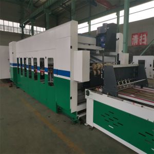 Automatic Carton Flexo Printer Folder Gluer Machine Printing Press Cutting