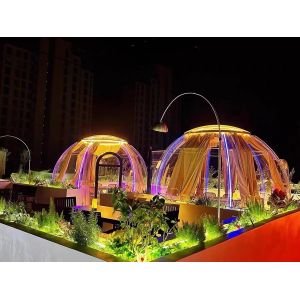 Buy cheap Flame Retardant Safe Dome Glamping Tent Transparent Inflatable Bubble House Bubble Tent from wholesalers