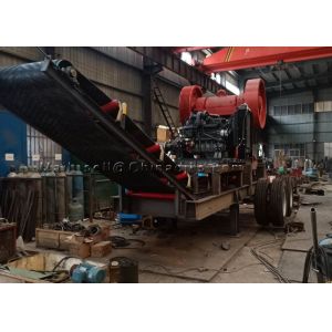 Buy cheap 100TPH 75HP Diesel Jaw Crusher With Discharging Belt Conveyor from wholesalers