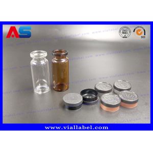 Buy cheap 10ML Bio CMYK Printing Pharmacy Glass Bottles With Lids ISO19001-2008 Approved from wholesalers