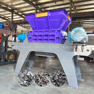 China Double Shaft Metal Shredder with Wide Application Customizable Output Sizes for Multi-material Processing on sale