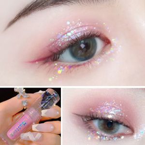 Pearlescent Waterproof Gold Glitter Eyeshadow GMPC Certification